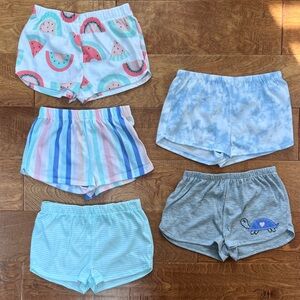 Toddler Girls Carters Sleep Shorts - 4 / 4T - 5 included! - Minimal Wear